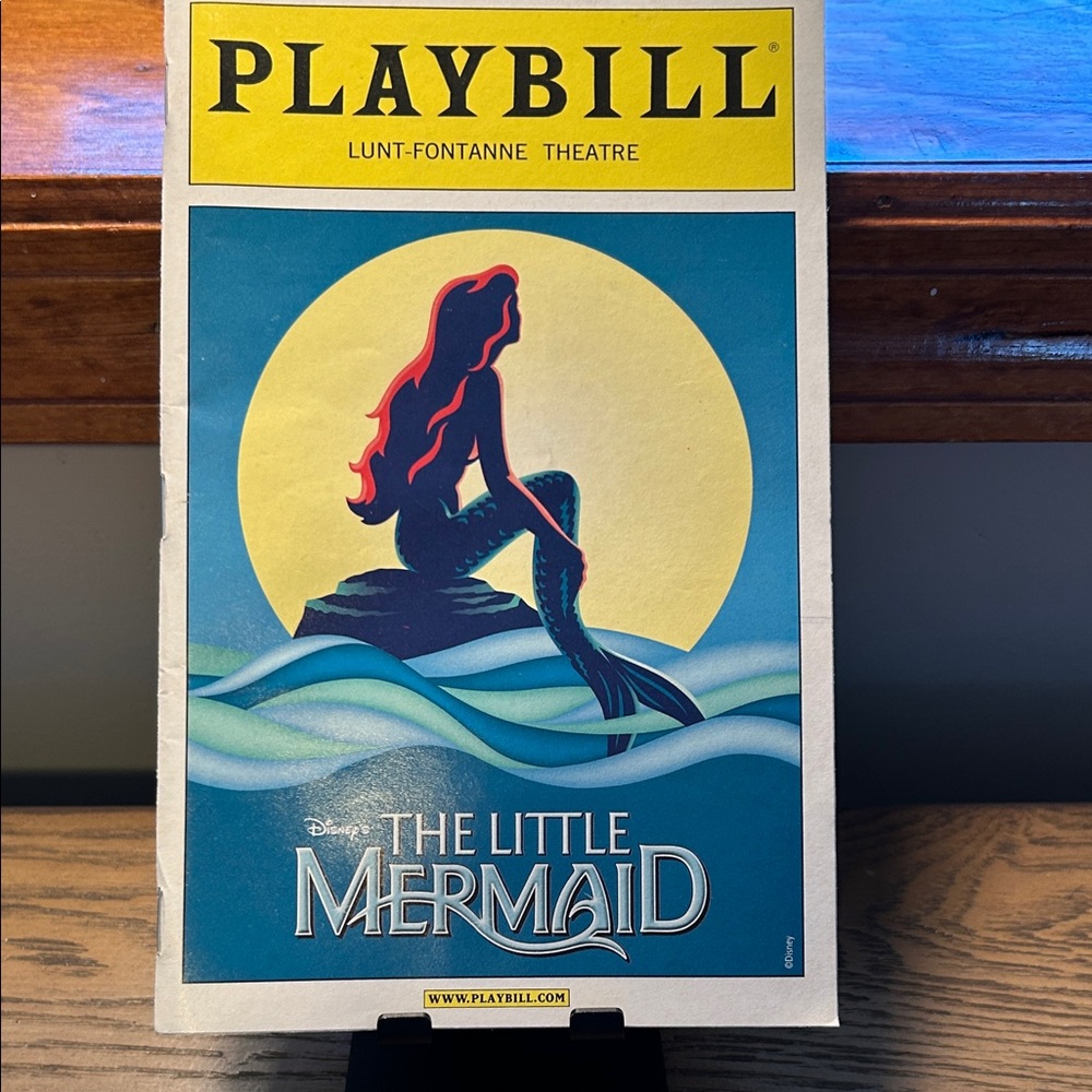 Disney The Little Mermaid Playbill 2008